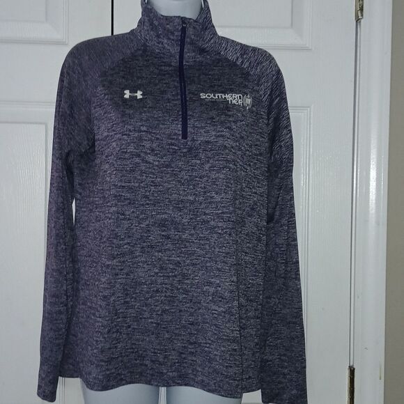 Under Armour purple gray pullover loose fit jacket  Southern Tier Brewing Co. - Picture 1 of 5